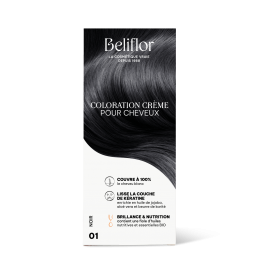 Coloration capillaire permanente de Beliflor - CC01 - Noir