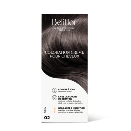 Coloration capillaire permanente de Beliflor - CC02 - Brun