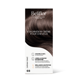Coloration capillaire permanente de Beliflor - CC03 - Châtain foncé