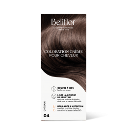 Coloration capillaire permanente de Beliflor - CC04 - Châtain