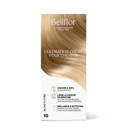 Coloration capillaire permanente de Beliflor - CC10 - Blond platine