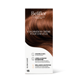 Coloration capillaire permanente de Beliflor - CC15 - Blond cuivré