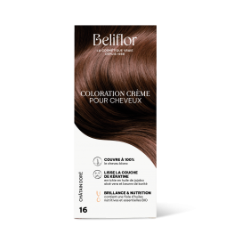Coloration capillaire permanente de Beliflor - CC16 - Châtain doré