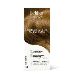 Coloration capillaire permanente de Beliflor - CC18 - Blond doré
