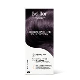 Coloration capillaire permanente de Beliflor - CC23 - Noir violine
