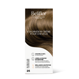 Coloration capillaire permanente de Beliflor - CC25 - Blond clair cuivré doré