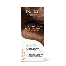 Coloration capillaire permanente de Beliflor - CC36 - Gourmande Praliné