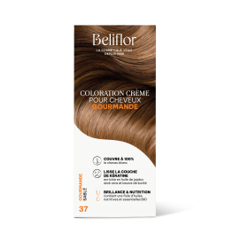 Coloration capillaire permanente de Beliflor - CC37 - Gourmande Sablé
