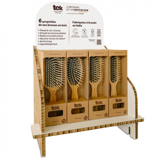 KIT 16 brosses frêne naturel